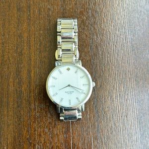 Kate spade New York Gramercy Watch Silverstone rhinestone